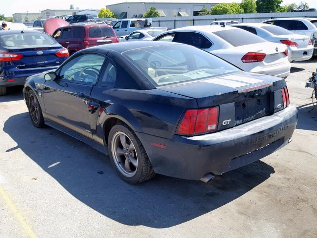 1FAFP42X94F140130 - 2004 FORD MUSTANG GT BLACK photo 3