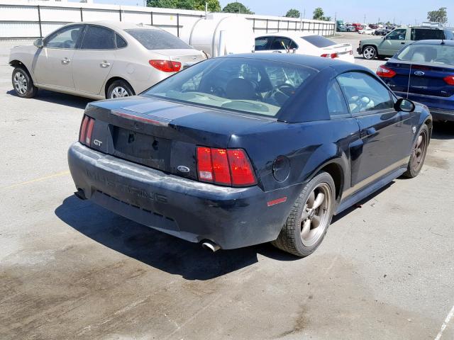 1FAFP42X94F140130 - 2004 FORD MUSTANG GT BLACK photo 4