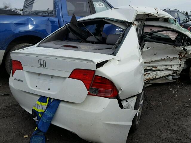 2HGFA169X8H022678 - 2008 HONDA CIVIC EXL WHITE photo 10