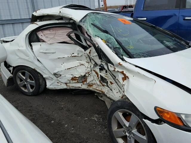 2HGFA169X8H022678 - 2008 HONDA CIVIC EXL WHITE photo 9