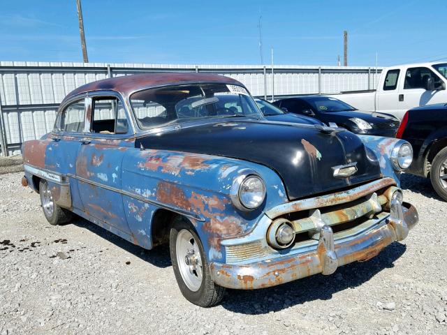 TNV1N091367461790 - 1953 CHEVROLET BELAIR BLUE photo 1