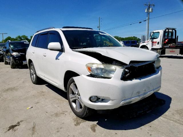 JTEES43A982067381 - 2008 TOYOTA HIGHLANDER SILVER photo 1