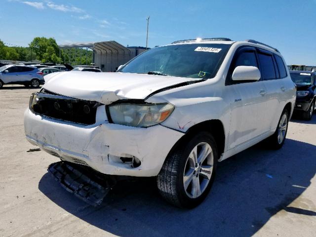 JTEES43A982067381 - 2008 TOYOTA HIGHLANDER SILVER photo 2