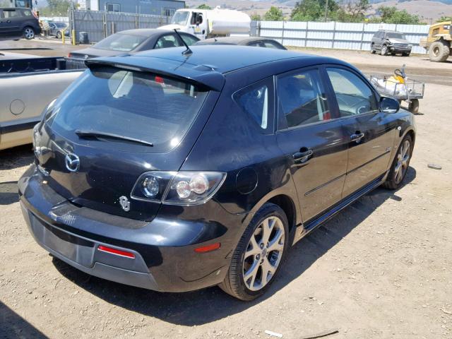 JM1BK344X91213269 - 2009 MAZDA 3 S BLACK photo 4