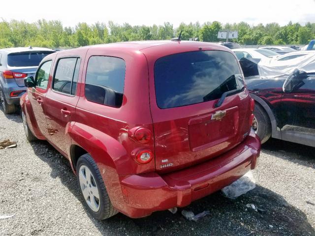 3GNBAADB5AS541330 - 2010 CHEVROLET HHR LS RED photo 3