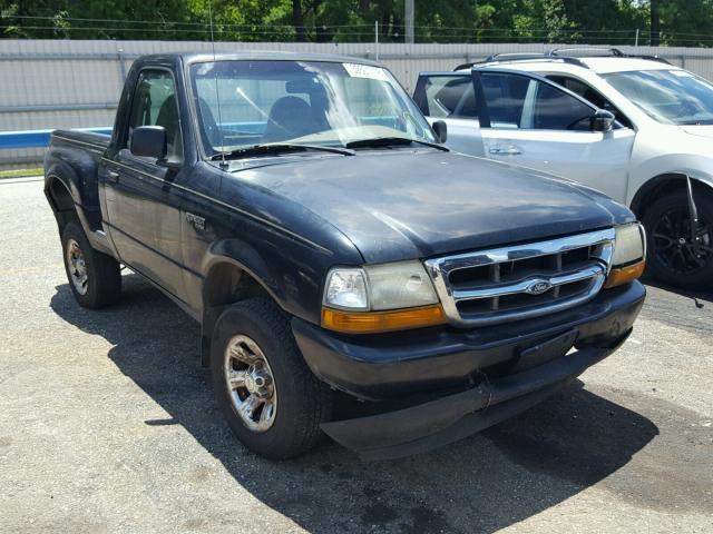 1FTYR10C8YPB30975 - 2000 FORD RANGER BLACK photo 1