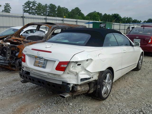 WDDKK5GF5BF077530 - 2011 MERCEDES-BENZ E 350 WHITE photo 4