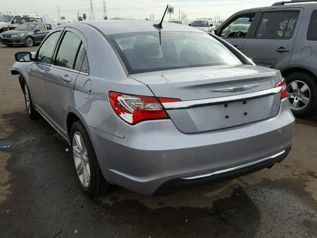 1C3CCBBBXDN614887 - 2013 CHRYSLER 200 TOURIN GRAY photo 3