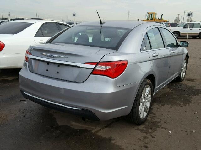 1C3CCBBBXDN614887 - 2013 CHRYSLER 200 TOURIN GRAY photo 4