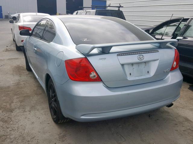 JTKDE177850057686 - 2005 TOYOTA SCION TC ლურჯი ფოტო 3