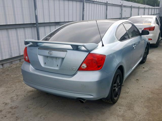 JTKDE177850057686 - 2005 TOYOTA SCION TC ლურჯი ფოტო 4