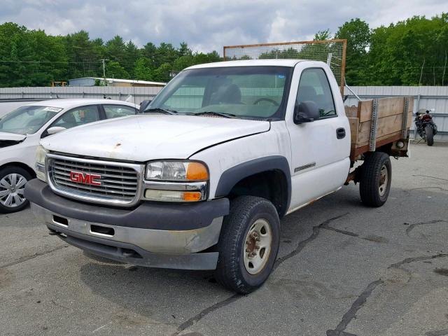 1GDHC24UX2E304358 - 2002 GMC SIERRA C25 WHITE photo 2