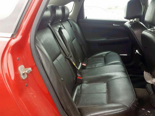 2G1WD58C689148710 - 2008 CHEVROLET IMPALA SUP RED photo 6