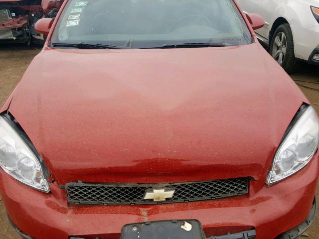 2G1WD58C689148710 - 2008 CHEVROLET IMPALA SUP RED photo 7