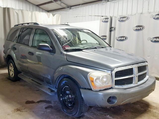 1D4HD48N46F150989 - 2006 DODGE DURANGO SL GRAY photo 1