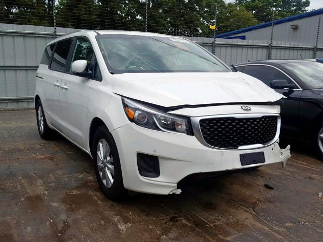 KNDMB5C12H6247073 - 2017 KIA SEDONA LX WHITE photo 1