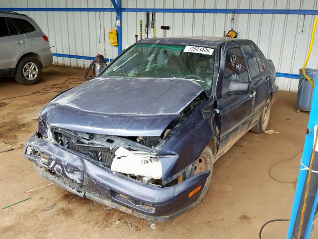 3VWRA81H2WM120246 - 1998 VOLKSWAGEN JETTA GL BLUE photo 2