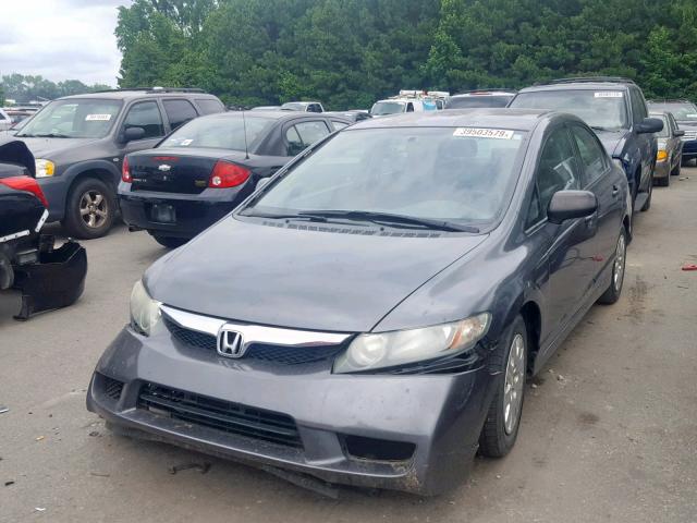 2HGFA1F32AH516874 - 2010 HONDA CIVIC VP GRAY photo 2