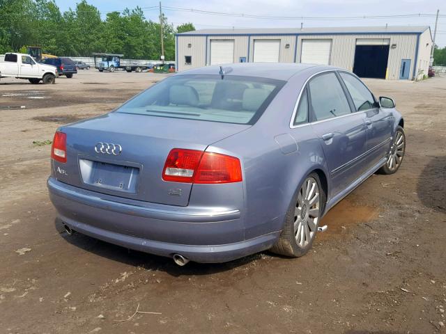 WAUML44E05N002845 - 2005 AUDI A8 L QUATT BLUE photo 4