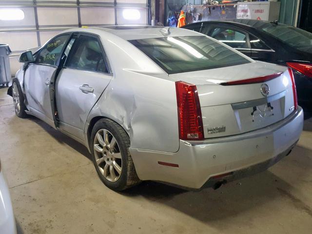 1G6DT57V090122526 - 2009 CADILLAC CTS HI FEA SILVER photo 3