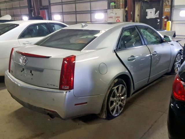 1G6DT57V090122526 - 2009 CADILLAC CTS HI FEA SILVER photo 4