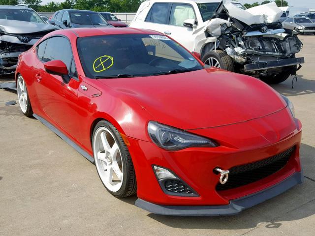 JF1ZNAA19D1720005 - 2013 TOYOTA SCION FR-S RED photo 1