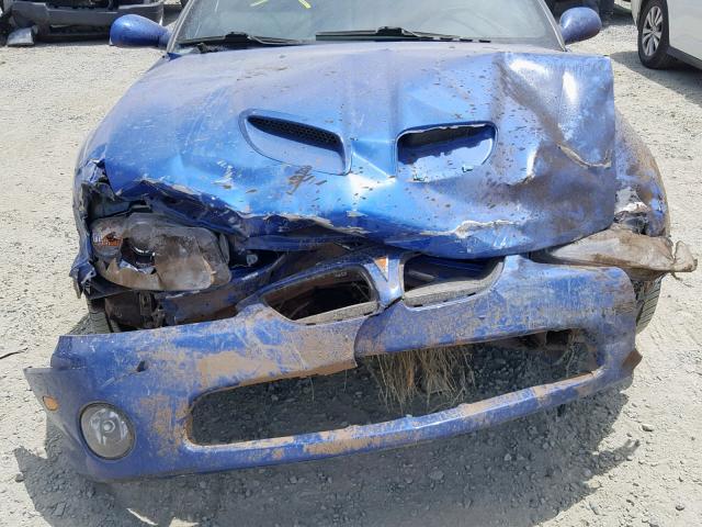 6G2VX12U76L812269 - 2006 PONTIAC GTO BLUE photo 7