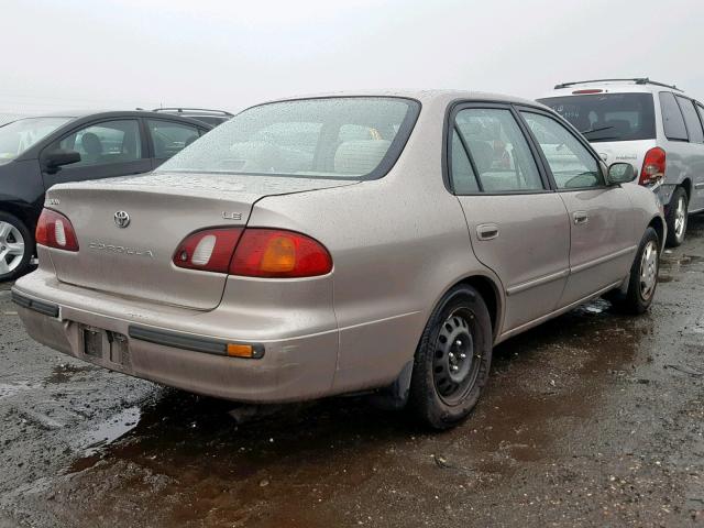 2T1BR18E5XC192729 - 1999 TOYOTA COROLLA VE BEIGE photo 4