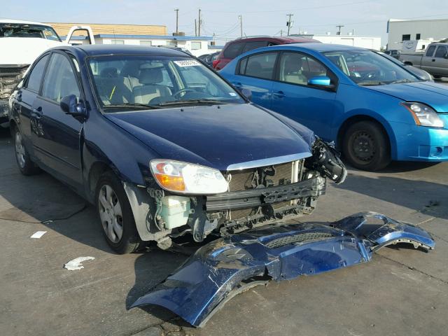 KNAFE121675412361 - 2007 KIA SPECTRA EX BLUE photo 1