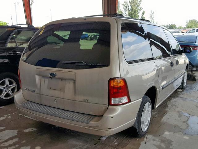 2FMZA51432BA21893 - 2002 FORD WINDSTAR L TAN photo 4