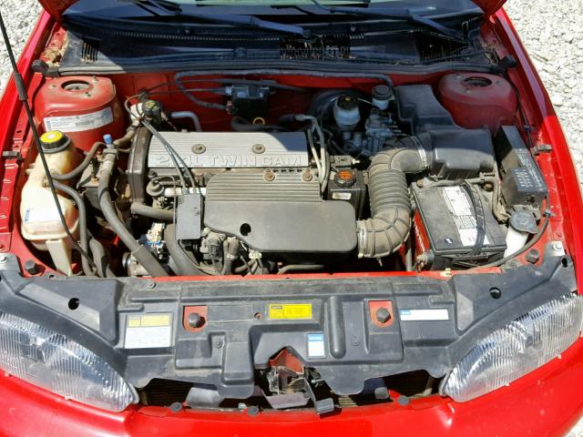 1G1JF12TXW7248314 - 1998 CHEVROLET CAVALIER Z RED photo 7