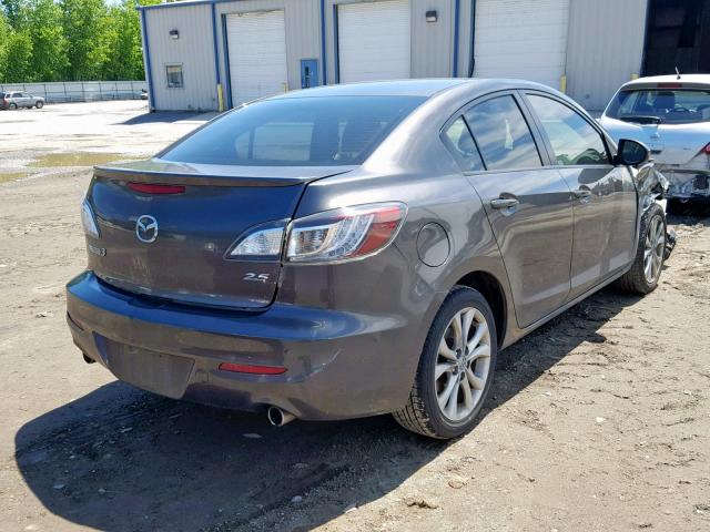 JM1BL1S67A1219119 - 2010 MAZDA 3 S GRAY photo 4