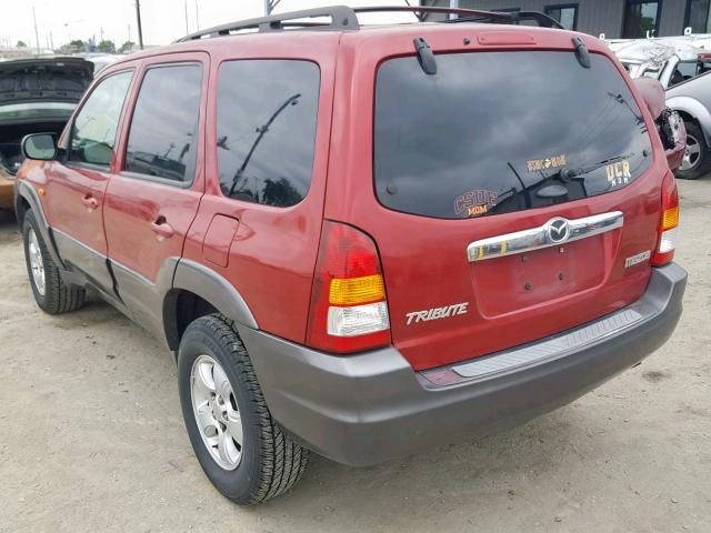 4F2CZ06164KM30189 - 2004 MAZDA TRIBUTE ES 红色 照片 3
