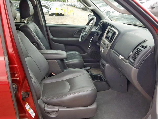 4F2CZ06164KM30189 - 2004 MAZDA TRIBUTE ES 红色 照片 5