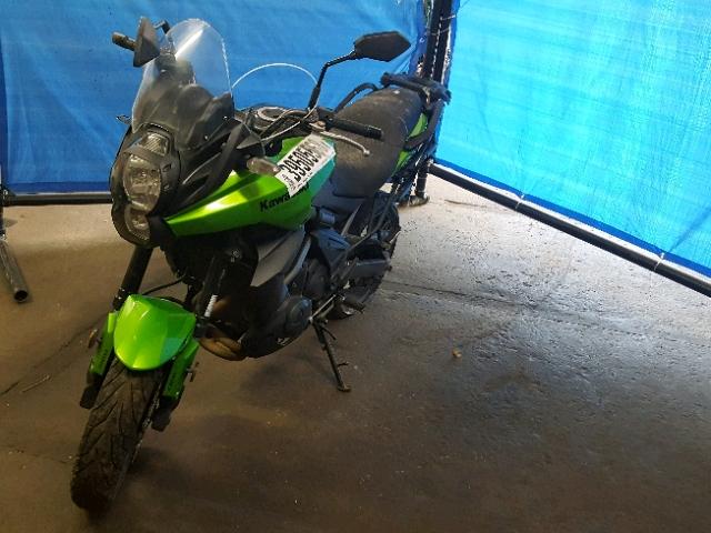 JKALEED18EDA08679 - 2014 KAWASAKI KLE650 D GREEN photo 2