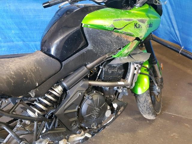 JKALEED18EDA08679 - 2014 KAWASAKI KLE650 D GREEN photo 7