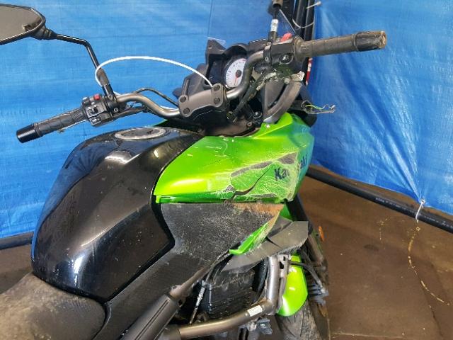 JKALEED18EDA08679 - 2014 KAWASAKI KLE650 D GREEN photo 9