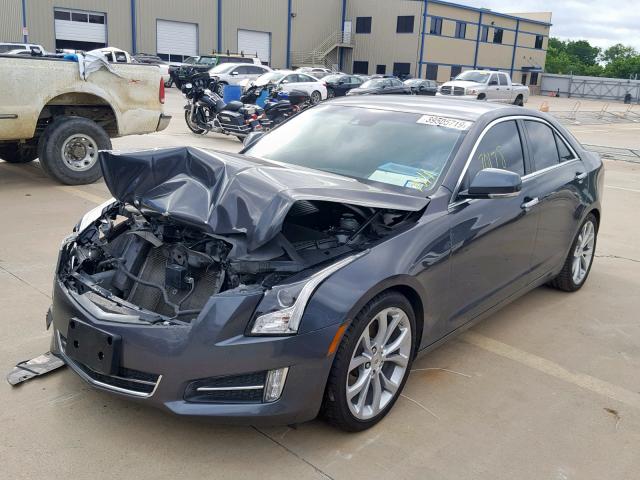 1G6AF5S31D0139392 - 2013 CADILLAC ATS PREMIU GRAY photo 2