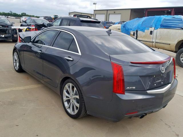 1G6AF5S31D0139392 - 2013 CADILLAC ATS PREMIU GRAY photo 3