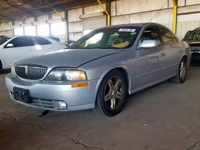 1LNHM87AXYY846889 - 2000 LINCOLN LS SILVER photo 2