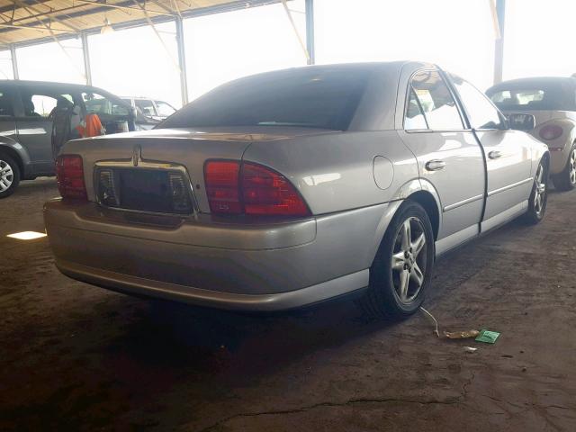 1LNHM87AXYY846889 - 2000 LINCOLN LS SILVER photo 4