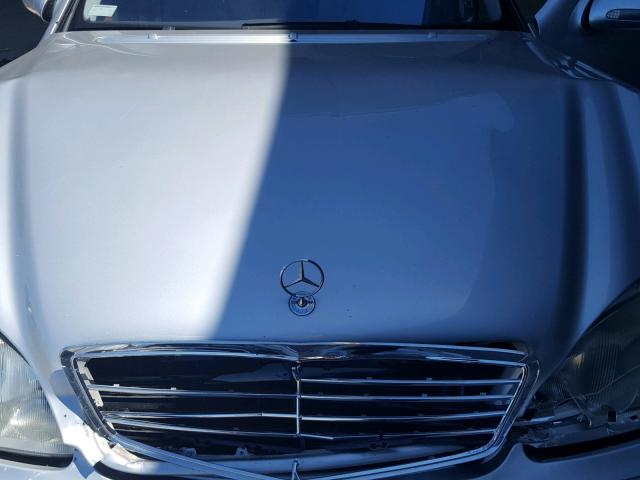 WDBNG70J01A148503 - 2001 MERCEDES-BENZ S 430 SILVER photo 7