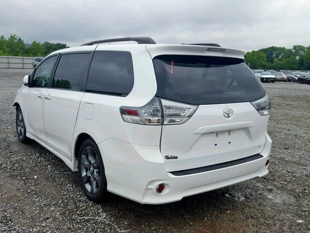 5TDXK3DC7FS668057 - 2015 TOYOTA SIENNA SPO WHITE photo 3