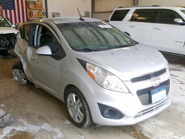 KL8CB6S92EC472818 - 2014 CHEVROLET SPARK LS SILVER photo 1