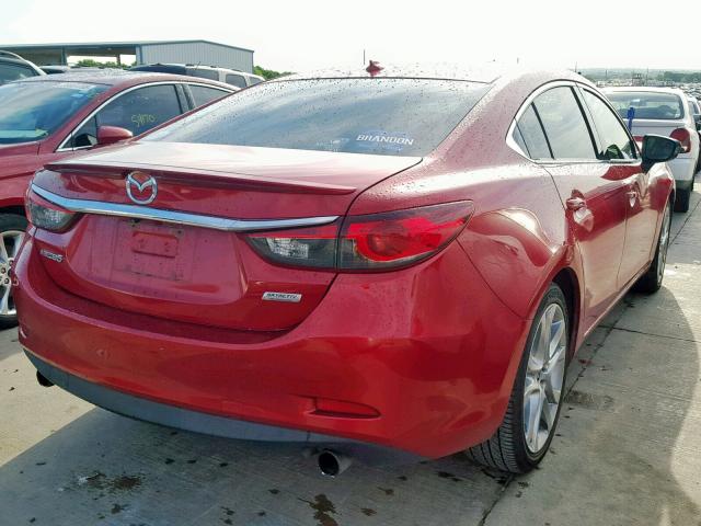 JM1GJ1W66E1134185 - 2014 MAZDA 6 GRAND TO RED photo 4