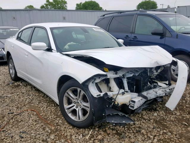 2C3CDXBG5JH207229 - 2018 DODGE CHARGER SX WHITE photo 1