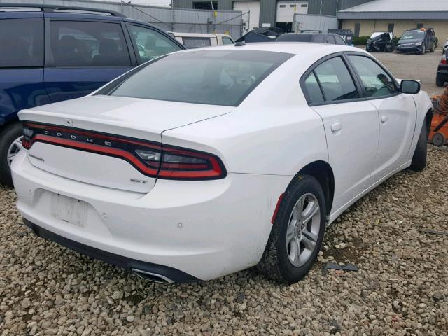 2C3CDXBG5JH207229 - 2018 DODGE CHARGER SX WHITE photo 4