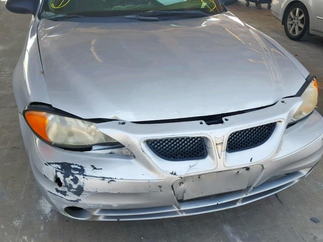 1G2NF52E74C253948 - 2004 PONTIAC GRAND AM S SILVER photo 9