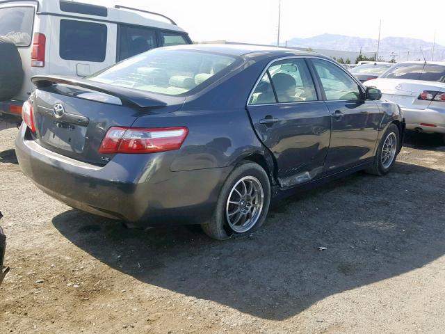 4T1BE46K87U585418 - 2007 TOYOTA CAMRY NEW CHARCOAL photo 4