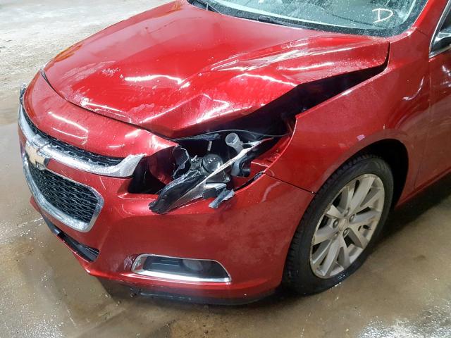 1G11H5SLXEF256533 - 2014 CHEVROLET MALIBU LTZ წითელი ფოტო 9